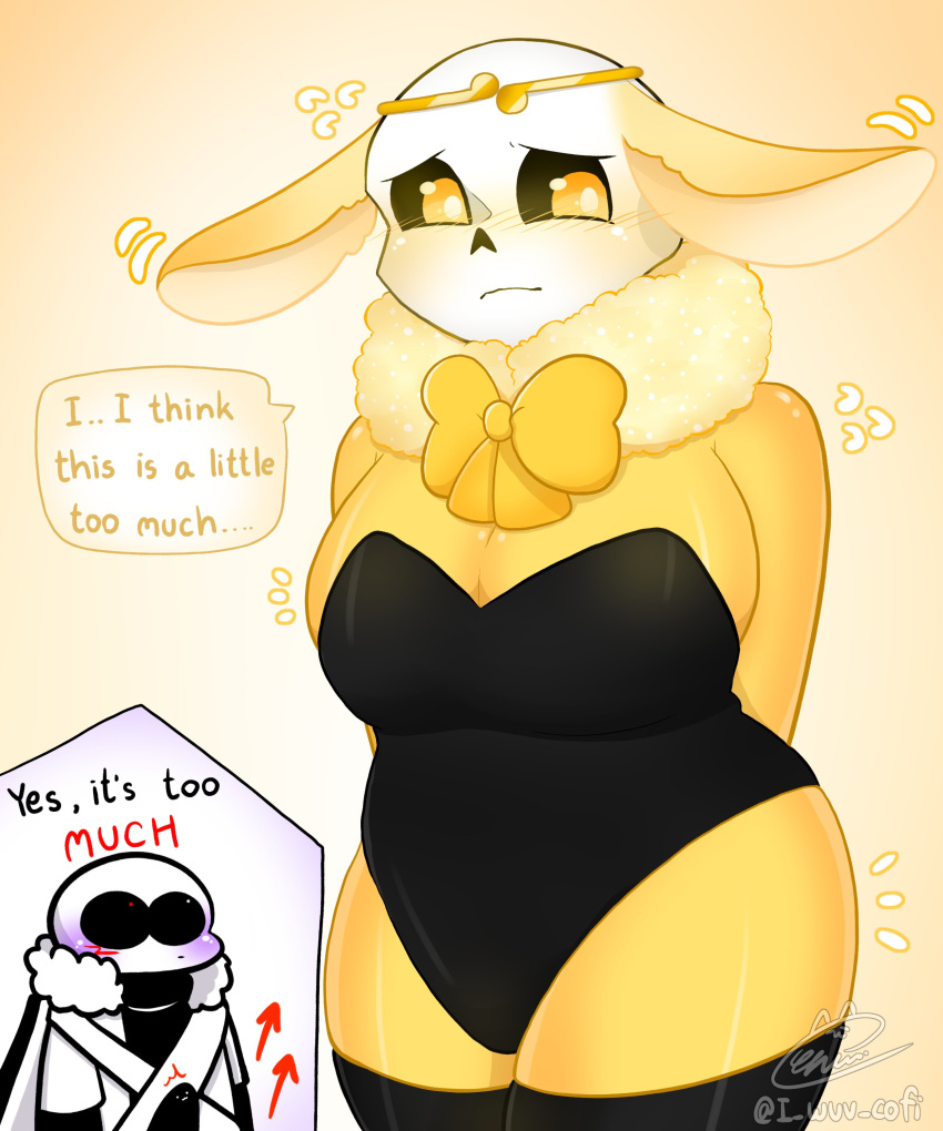 Rule 34 - Animal Ears Boner Bunny Costume Bunny Ears Cross Sans (fan  Character) Dream Sans (fan Character) Dreamtale Dreamtale (undertale  Fanfiction) Dreamtale Au Ectobody Erection Erection Under Clothes  Genderswap Genderswap (mtf)