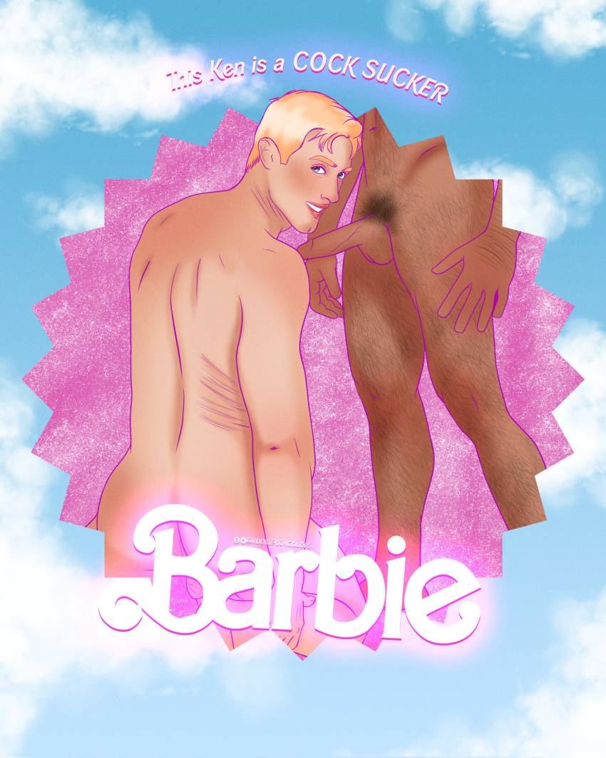 Rule 34 - Actor Back Muscles Barbie (2023) Barbie (franchise) Boner  Caucasian Caucasian Male Celebrity English Text Erect Penis Erection Gay  Hard On In Character Ken Carson Looking At Viewer Looking Back