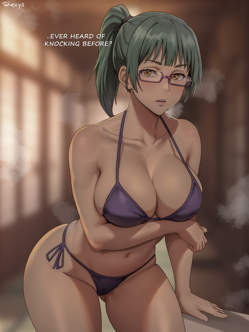 Rule Girls Big Breasts Bra Breasts English Text Female Female Only Glasses Green Hair