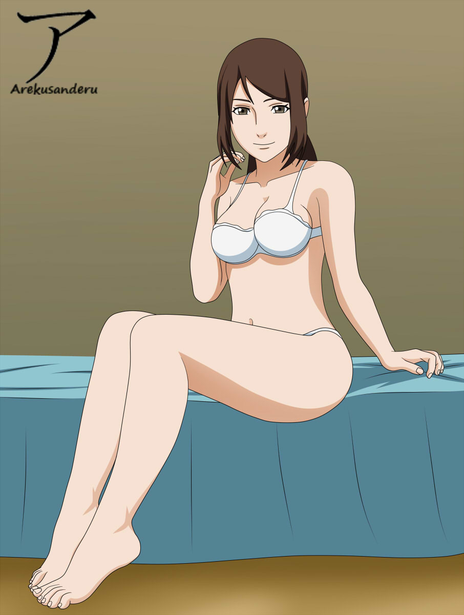 Rule 34 1girls Ameno Naruto Arekusanderu Arm Support Bare Legs Bare