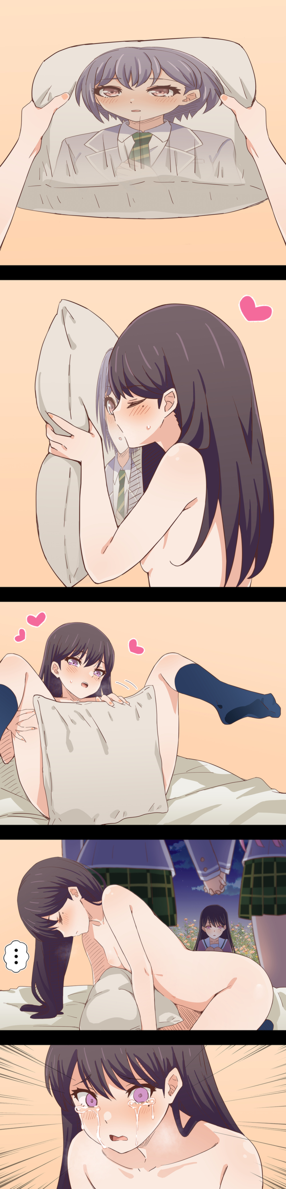 Rule 34 3girls 5koma Bang Dream Black Hair Chihaya Anon Cloud Comic