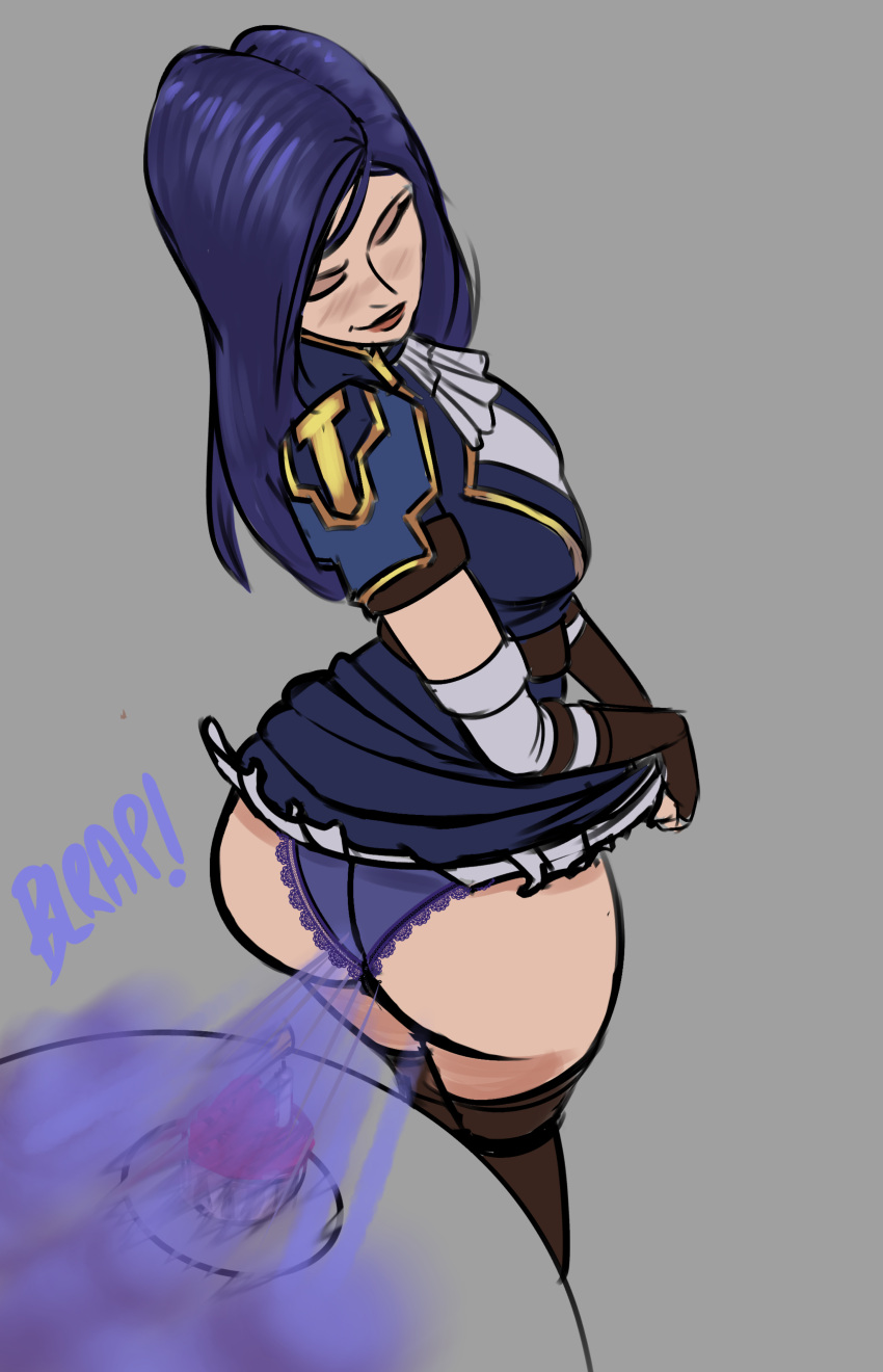 Rule 34 Arcane Arcane Caitlyn Big Ass Blowing Candle Blush Blushing