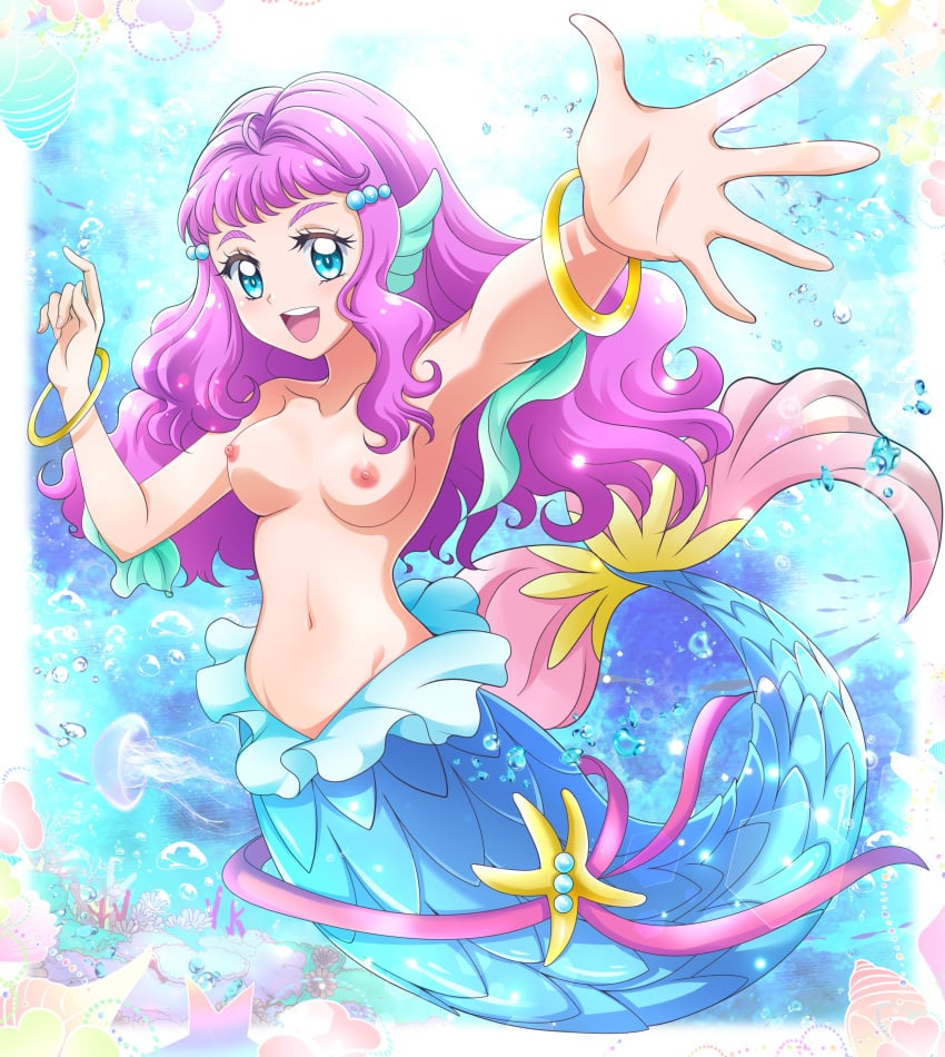 Rule Female Hanzou Jpeg Laura Precure Laura La Mer Mermaid Nude