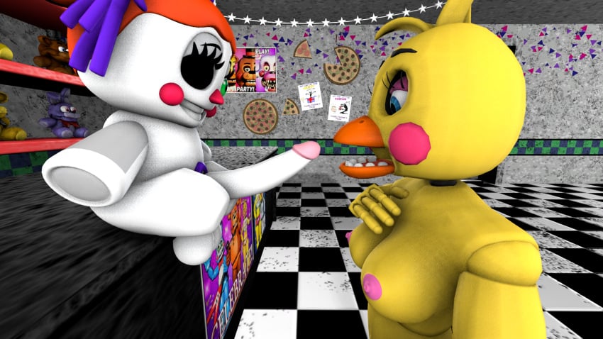 Rule Futa D Animatronic Anthro Baby Fnafsl Balls Ballsack Beak