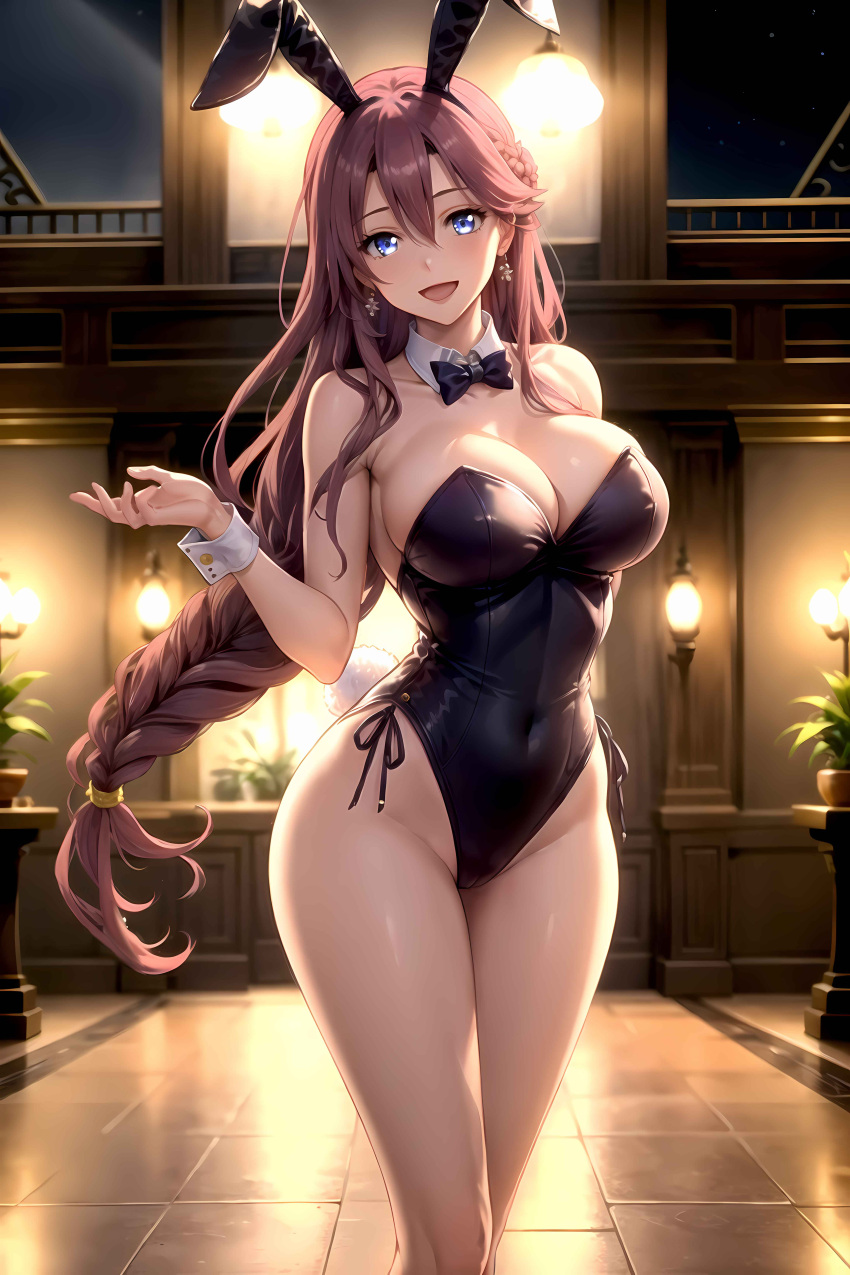 Rule Ai Generated Big Breasts Blue Eyes Bunny Ears Bunny Girl