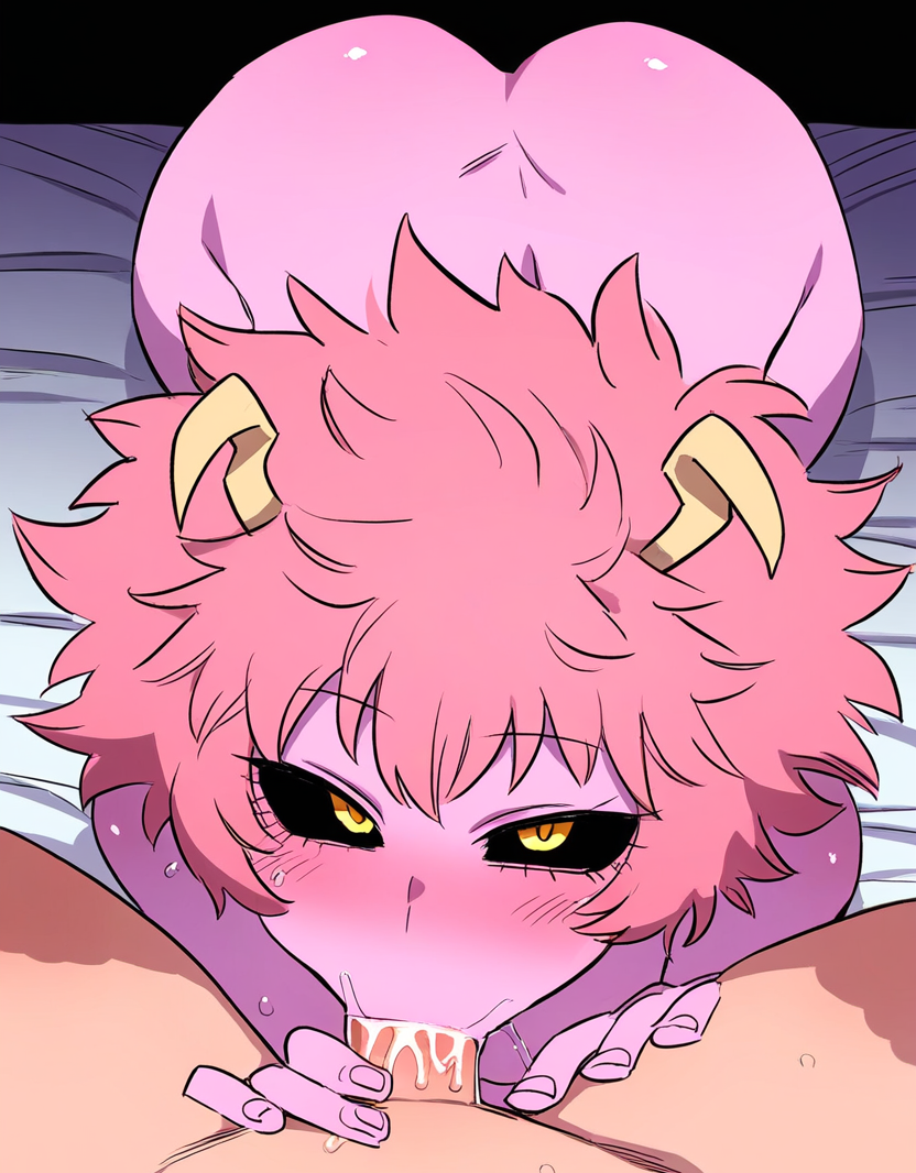 Rule Boy Boy Girl Girls Ai Generated Ashido Mina Ass Ass Up Bed