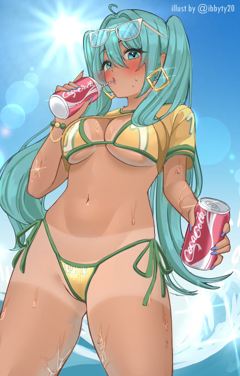 Rule 34 1girls Ass Beach Big Ass Big Thighs Bikini Brazilian Miku