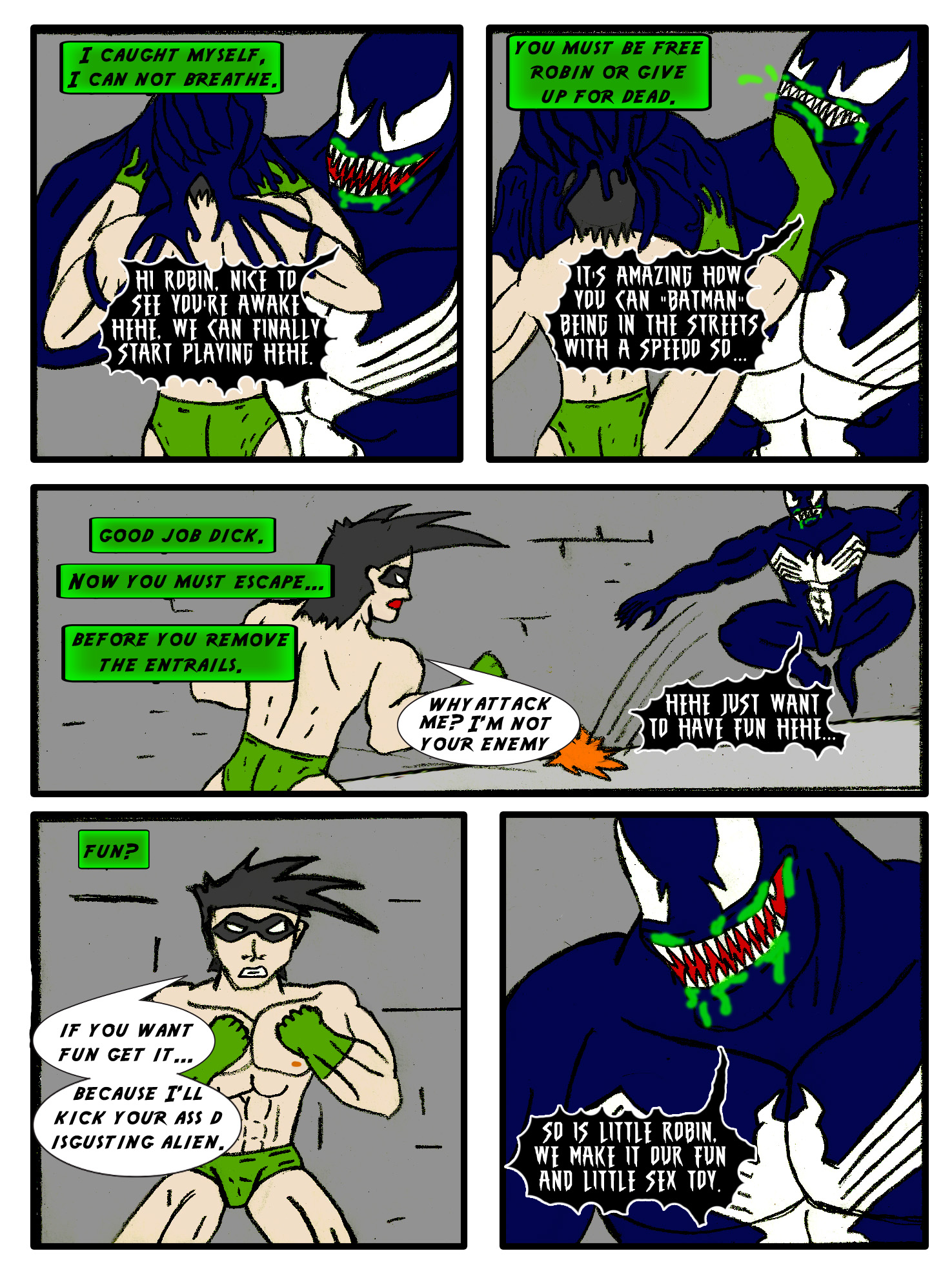 Venom Gay Yaoi Comic 5840 | Hot Sex Picture