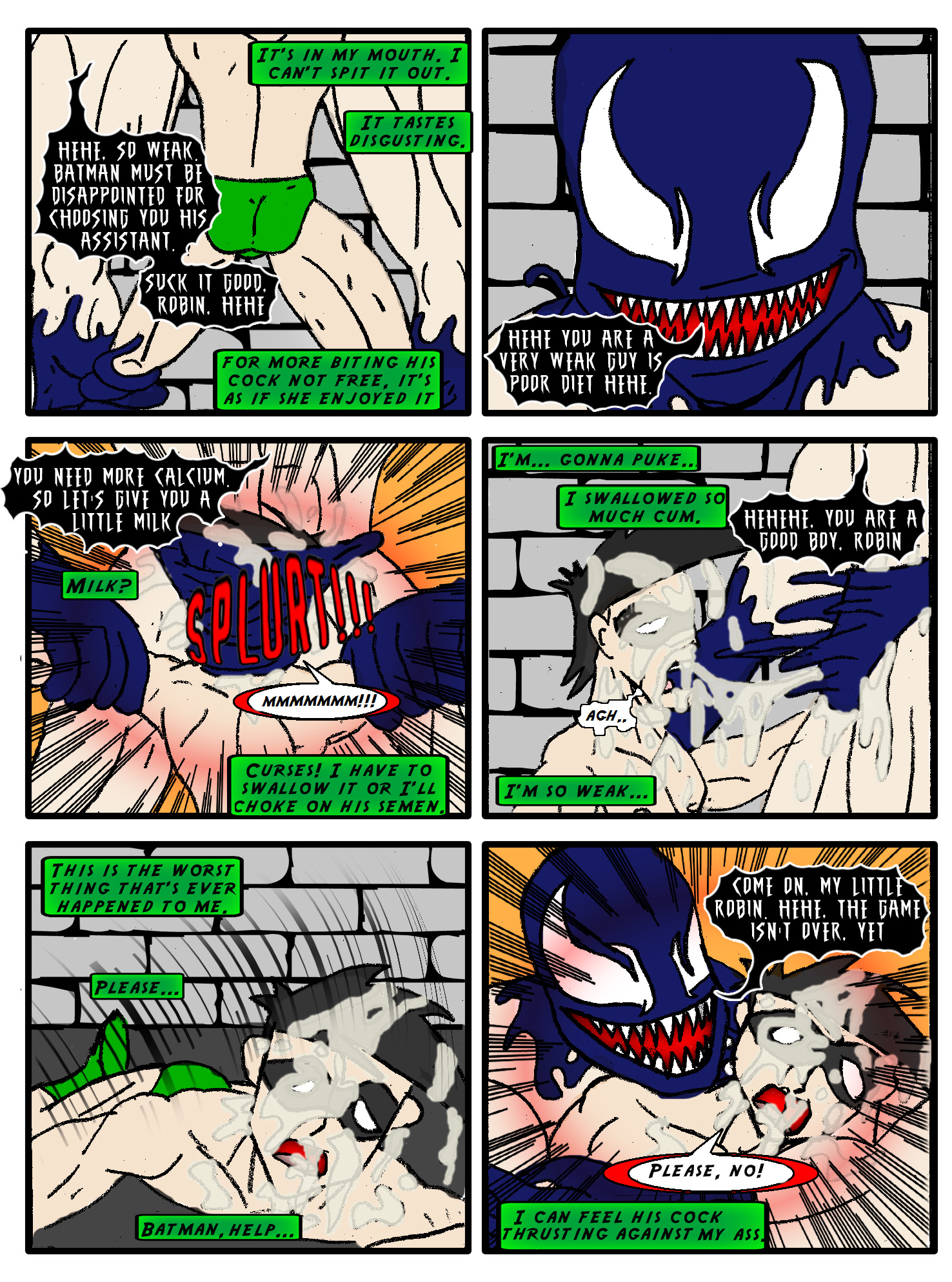 Venom And Robin Gay Yaoi Comic 8700 | Hot Sex Picture