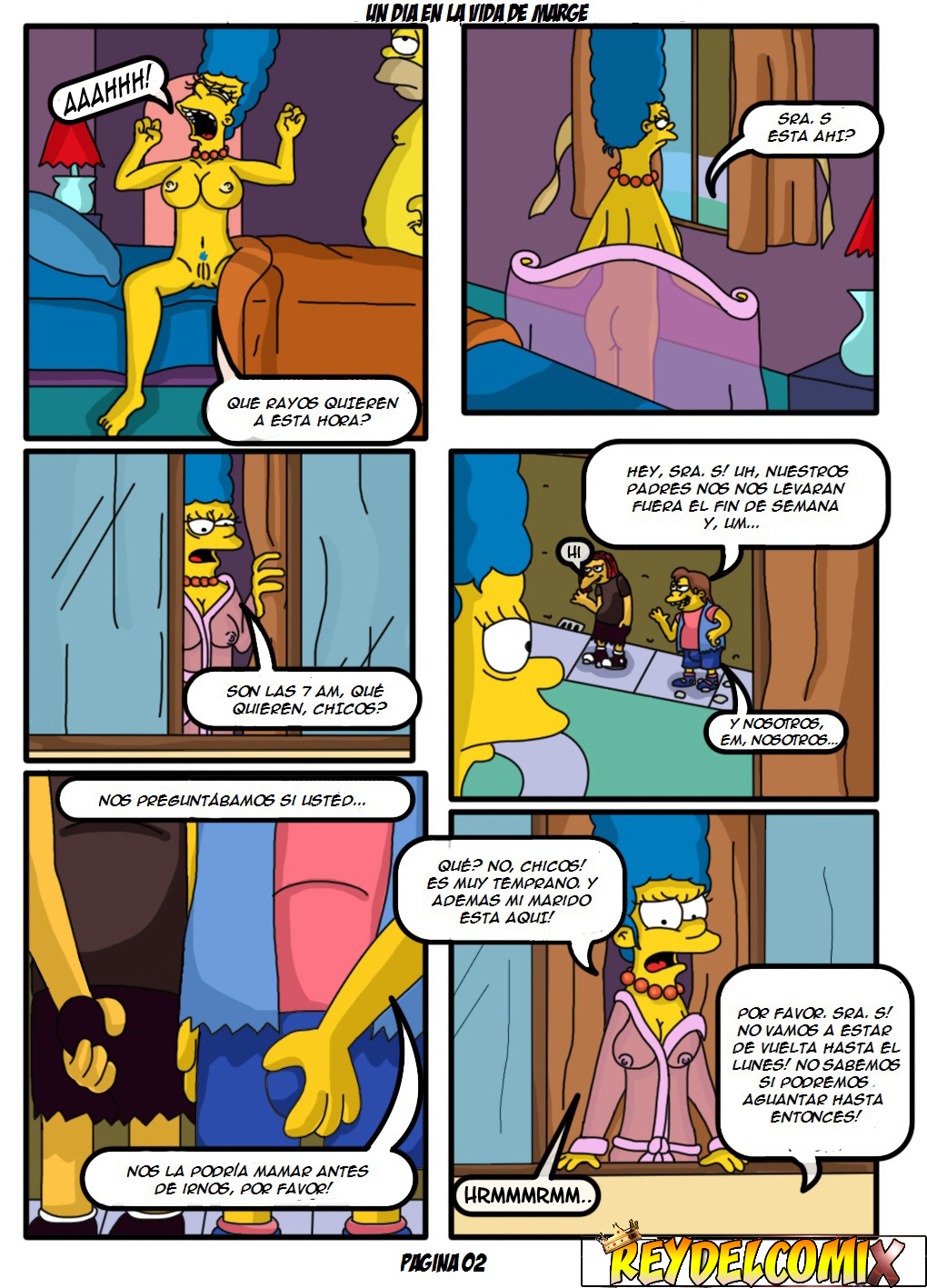 Read Un Dia En La Vida De Marge THE SIMPSONS Hentai Porns Manga And