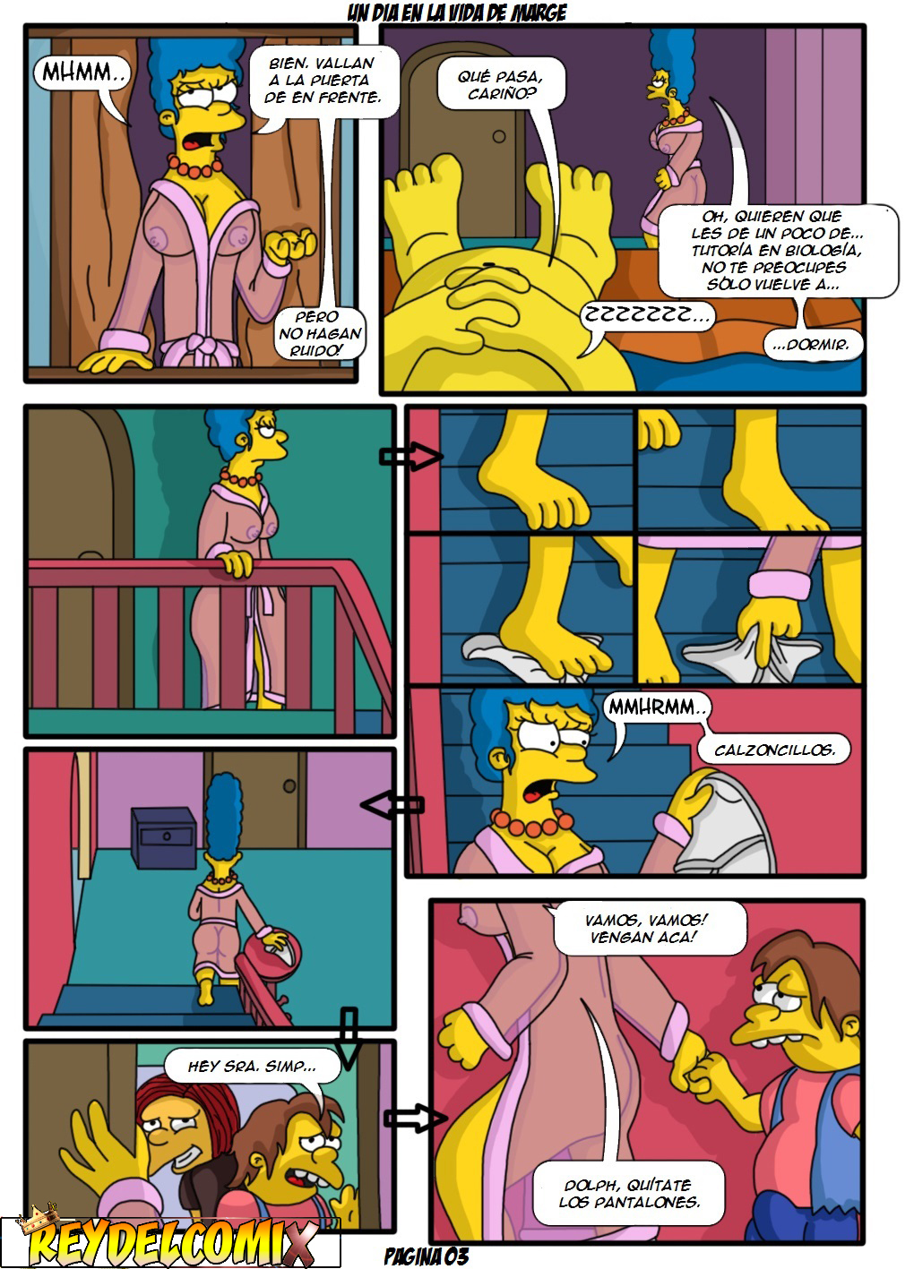 Read Un Dia En La Vida De Marge The Simpsons Hentai Porns Manga And Porncomics Xxx