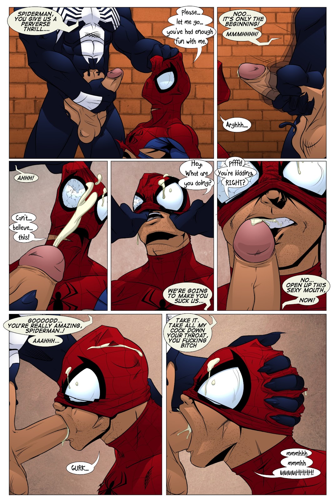 Evosapien Shooters Spider Man Venom Hentai Online Porn Manga And