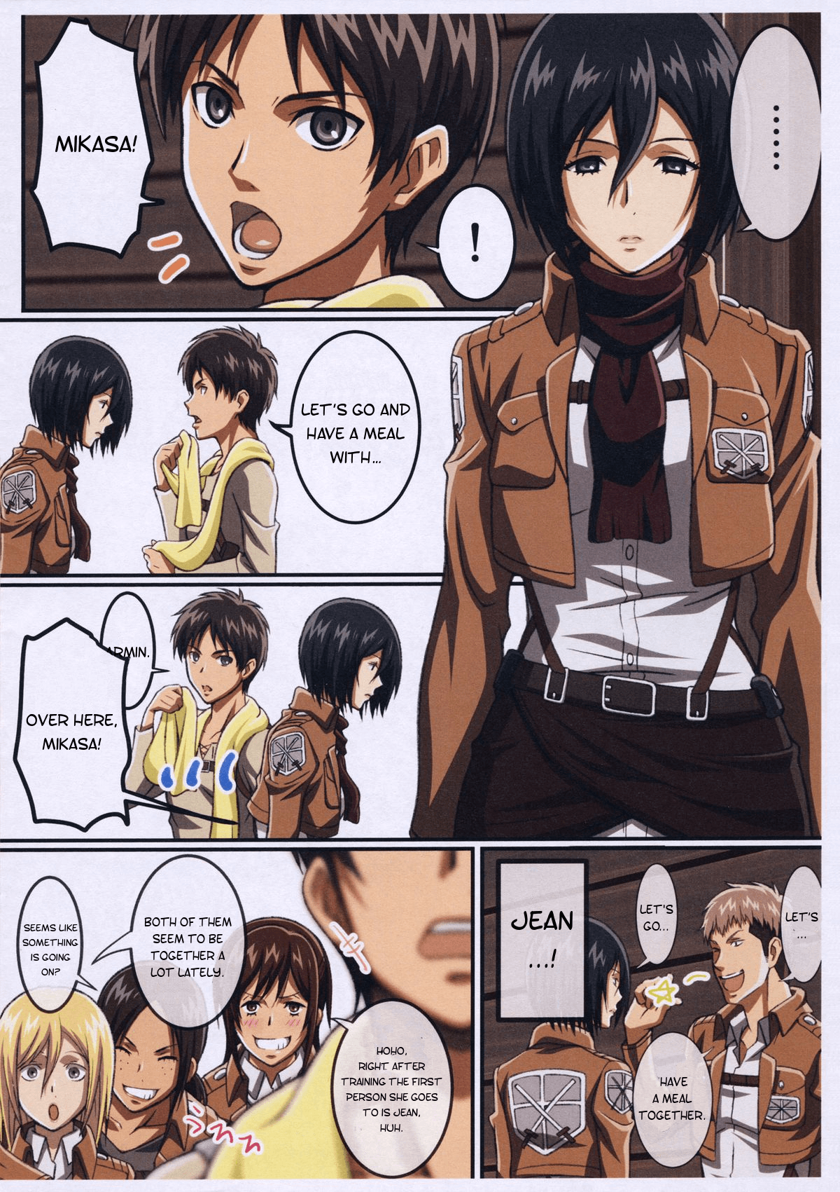 Read JAN X JAN Shingeki No Kyojin English Hentai Porns Manga And