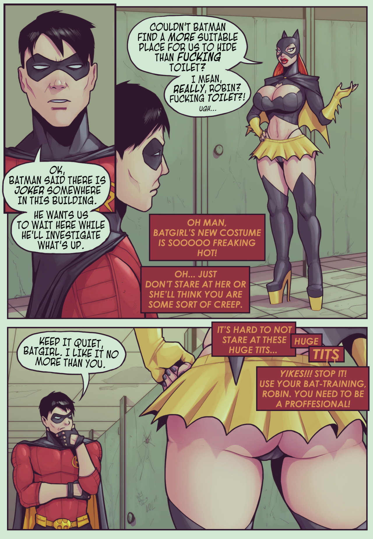 Read Devilhs Ruined Gotham Batgirl Loves Robin Hentai Porns Manga