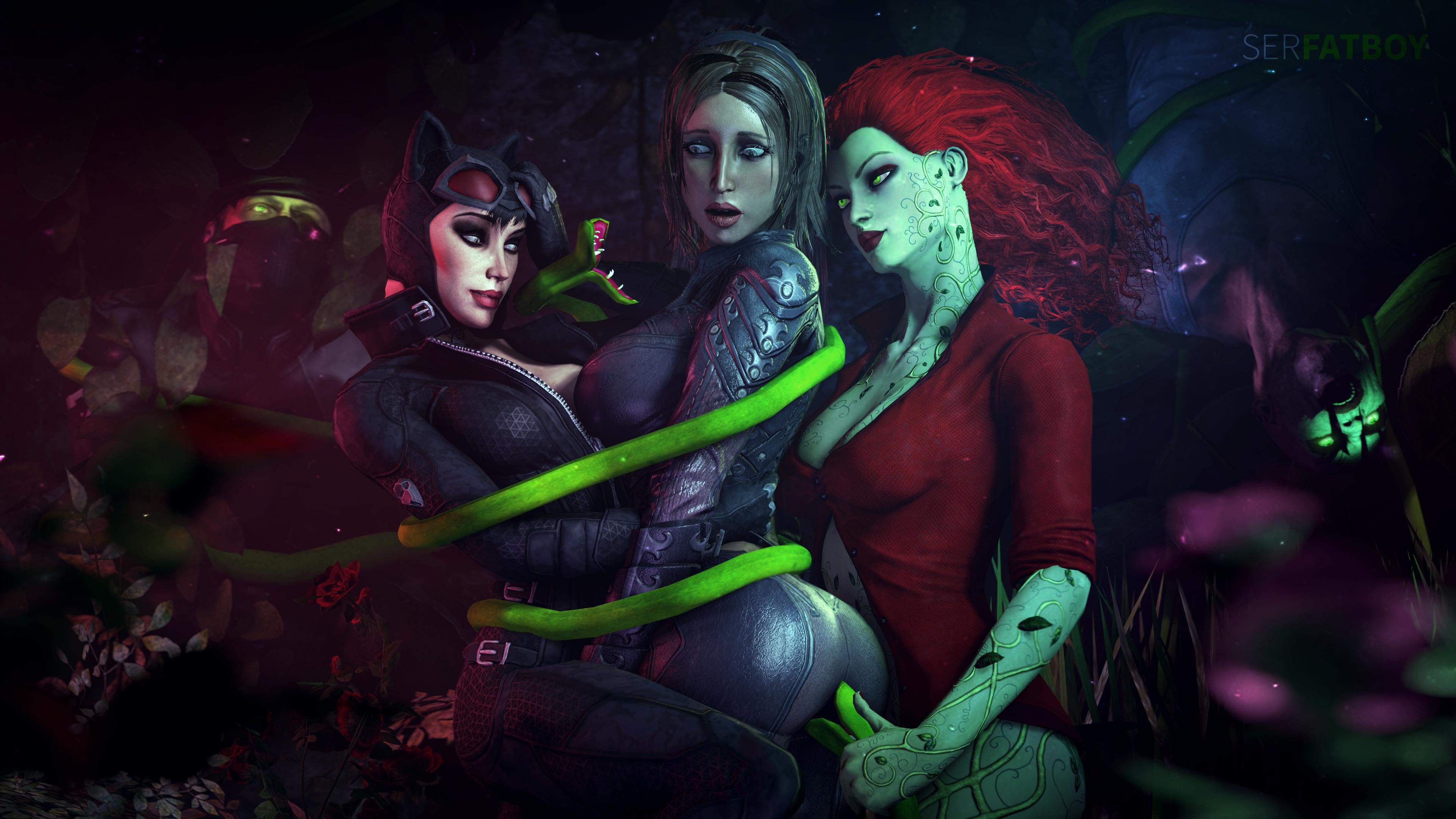 Harley quinn catwoman lesbian