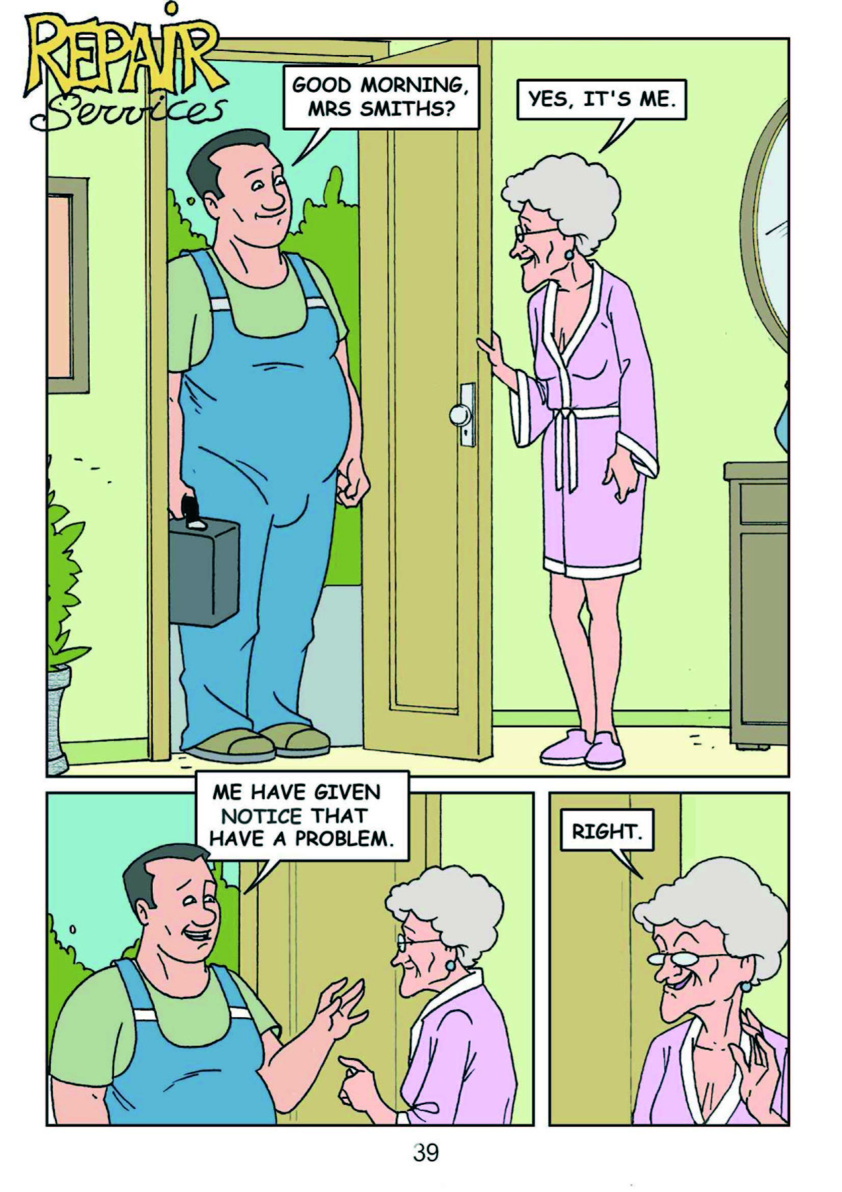 Порно Комикс Бабушка 5