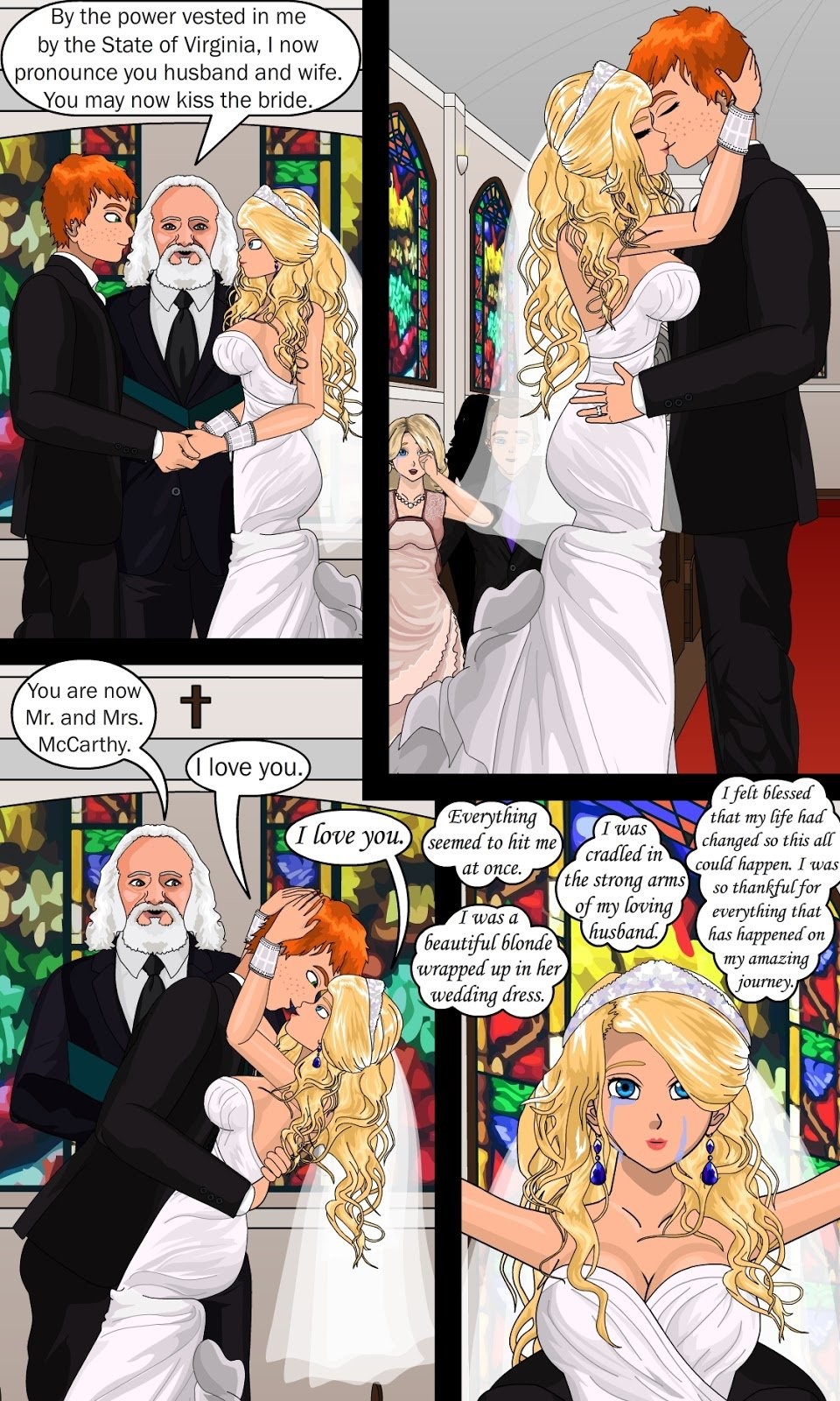 Порно Комиксы Свадьба На Русском
