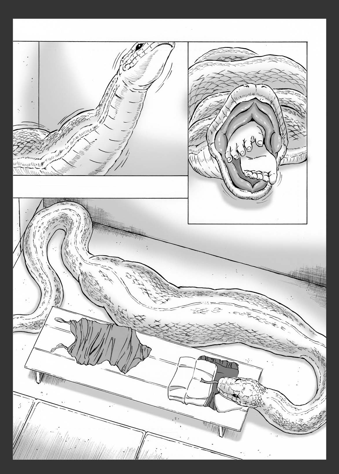 Порно Змея В Анус