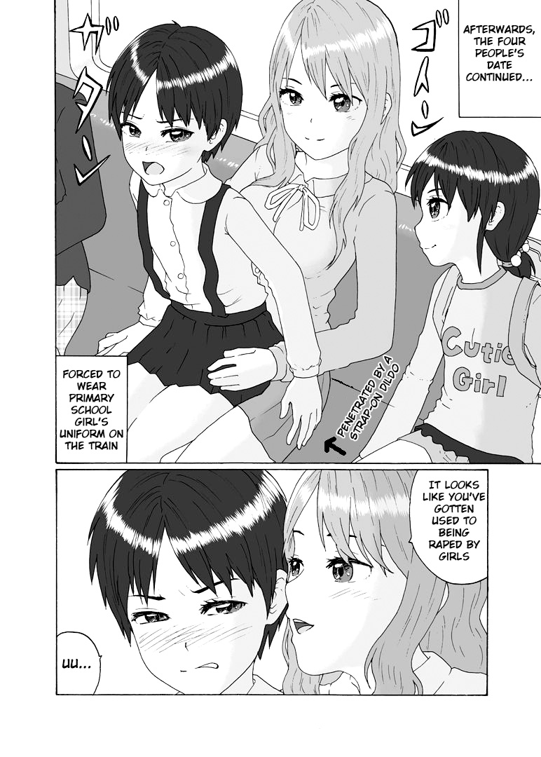 Read Chijoku An Futanari Sanshimai Wa Josou Shounen No Anal Ga Osuki