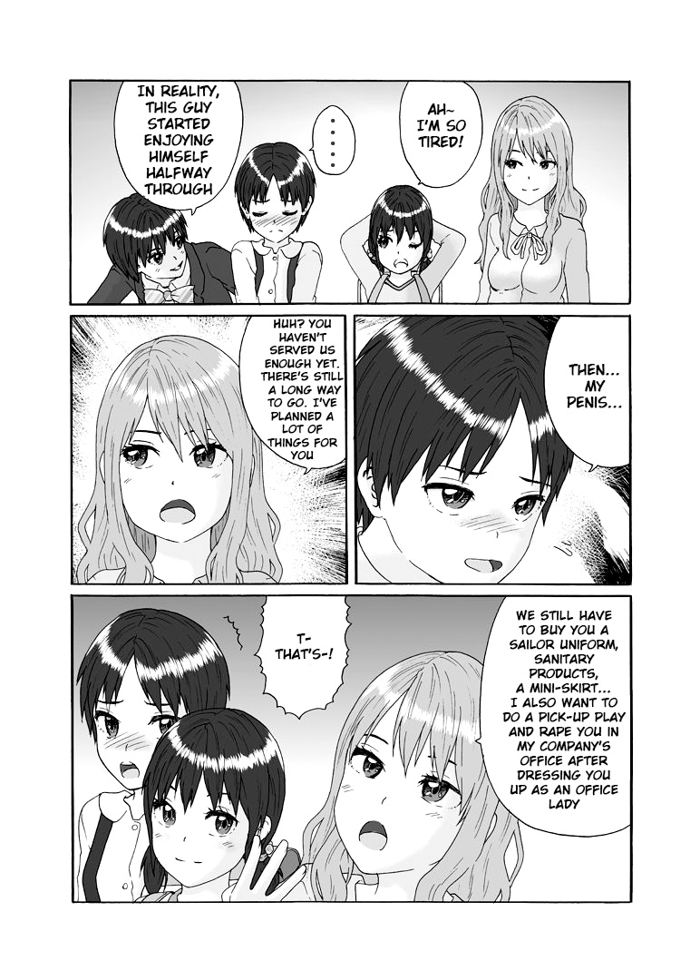 Read Chijoku An Futanari Sanshimai Wa Josou Shounen No Anal Ga Osuki