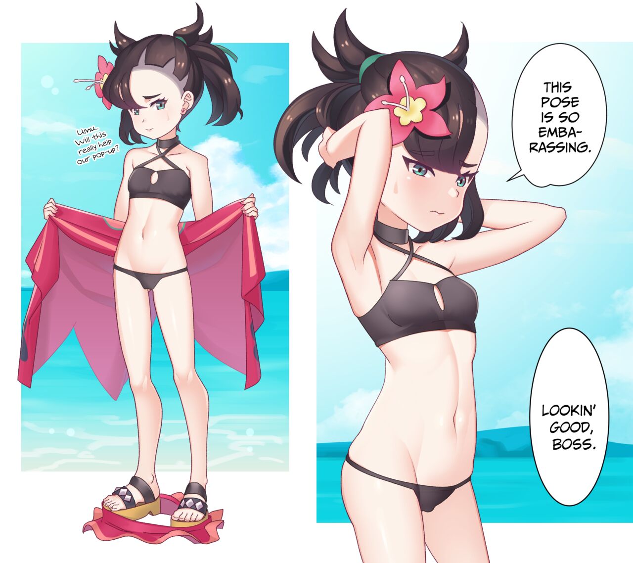 Read Gazing Eye Summer Marnie Pokémon Sword And Shield Hentai Porns