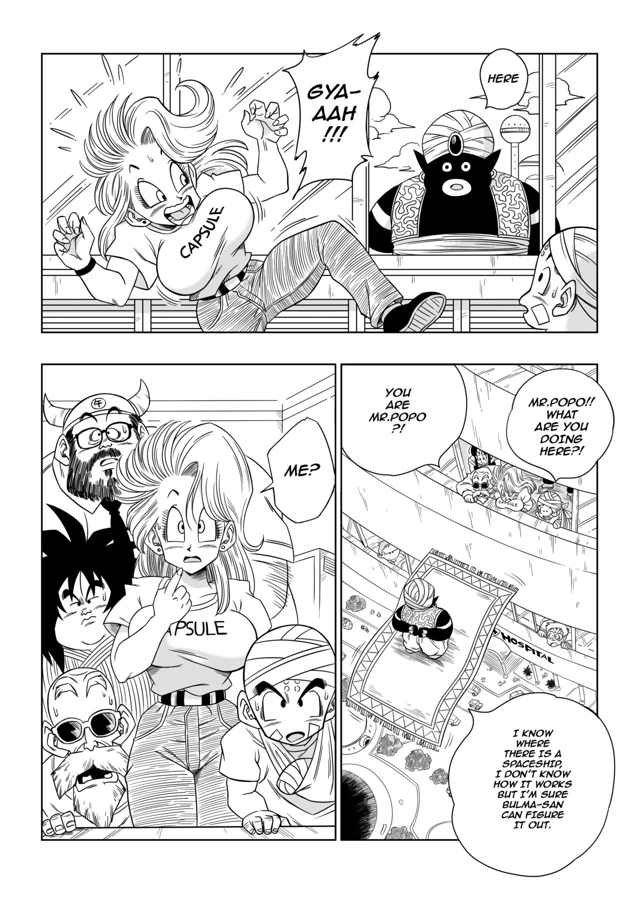 Read Yamamotodoujin Dagon Ball Bulma Meets Mr Popo Sex Inside The