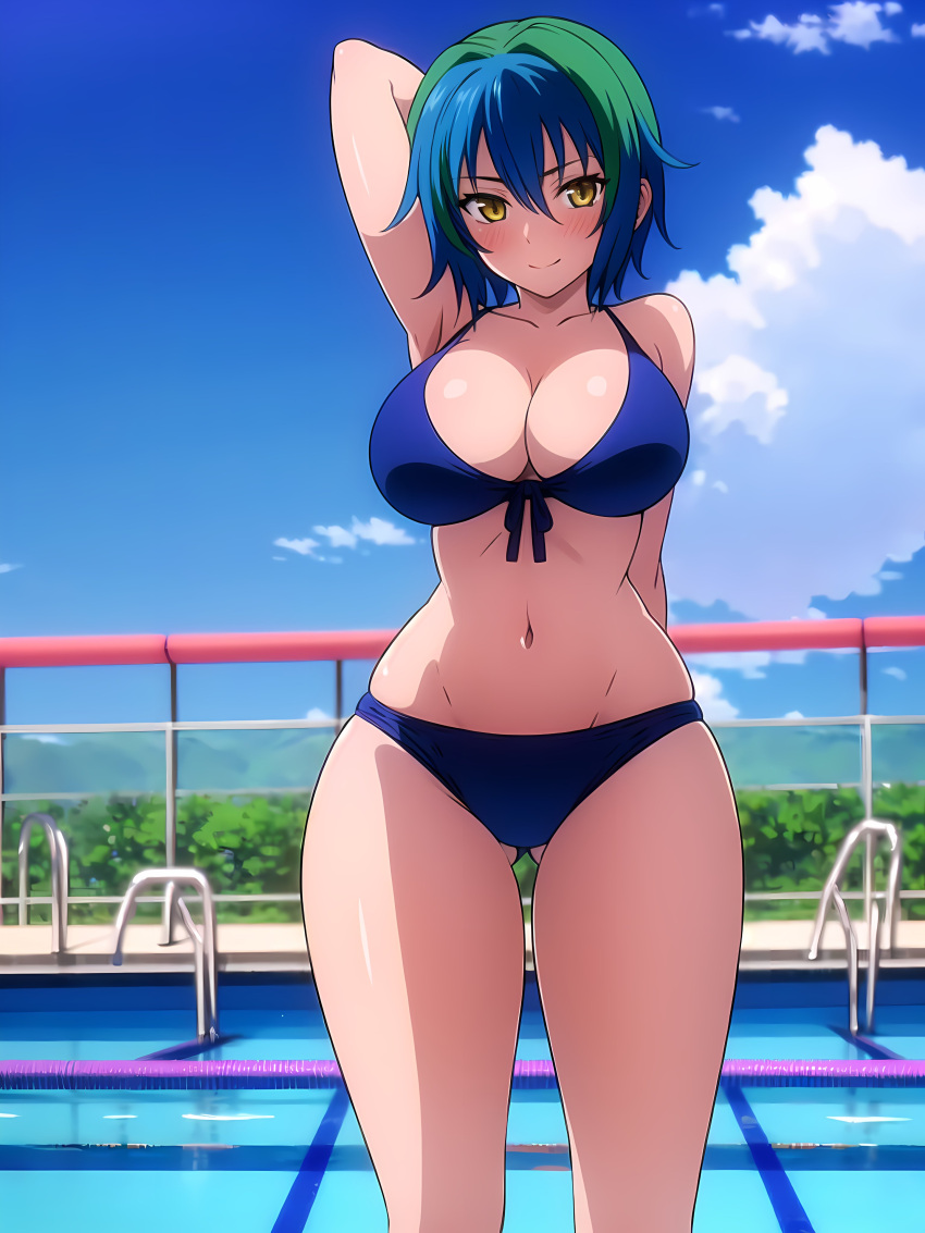 Rule 34 – 1girls ai generated arm behind back arm behind head armpits big breasts blue bikini busty cleavage confident high school dxd large breasts legs looking at viewer navel pool pose posing seductive seductive smile sensual smile thighs voluptuous water xenovia quarta | 7969917