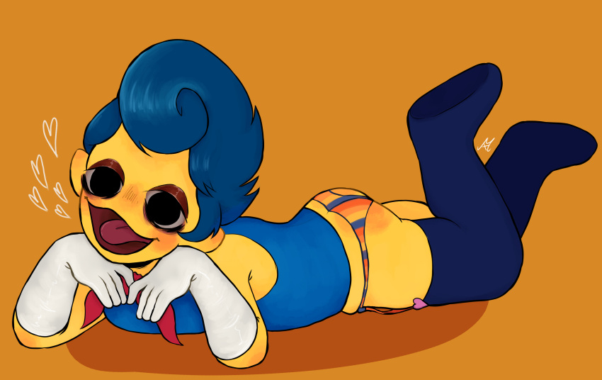 Rule 34 – ass creepy creepy eyes cute cute male eye contact eyes gloves male male only no teeth panties puppet thighhighs thighs tongue wally darling (welcome home) welcome home welcome home (puppet show) white gloves yellow yellow skin | 7795129