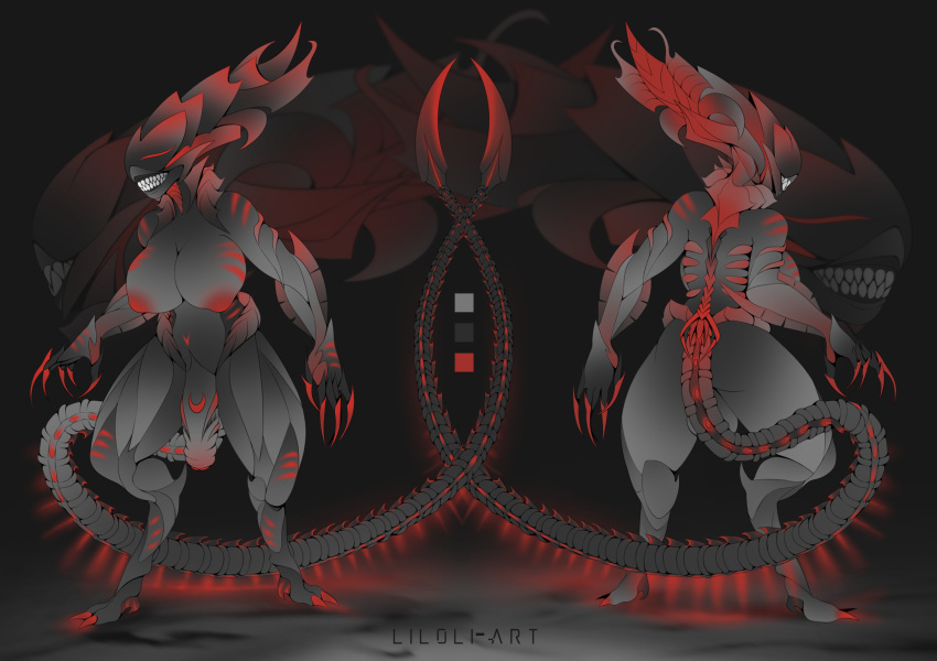 Rule 34 – 1futa alien alien (franchise) alien queen areolae ass balls big breasts big penis breasts claws dangerous fangs flaccid futa only futanari genitals grey body gynomorph hi res huge breasts humanoid hunter intersex liloli (artist) long tail model model sheet nipples paws penis queen red nipples royalty solo spikes spine standing tail teeth thick thighs xenomorph xenomorph queen | 8167034