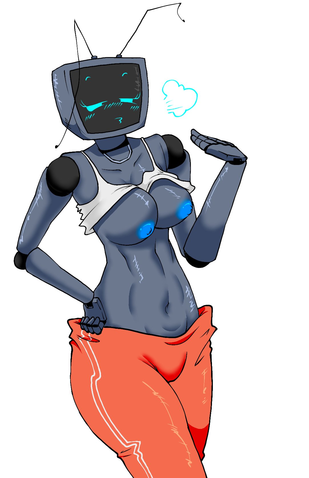 Rule 34 - Antennae Areolae Basketball Shorts Big Breasts Blue Nipples Blush  Blush Lines Breasts Breasts Out Female Friday Night Funkin Friday Night  Funkin Mod Hex (yingyang48) Hilder Joints Navel Nipples O3o