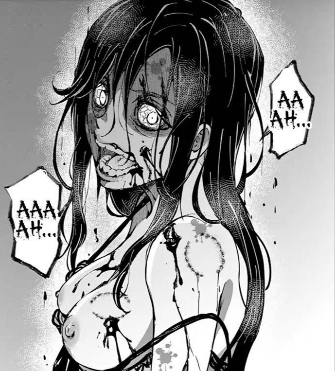 Rule 34 – bite mark blood breasts female manga page monochrome official art ohtori saori undead zom 100 zombie ni naru made ni shitai 100 no koto zombie girl | 8349500