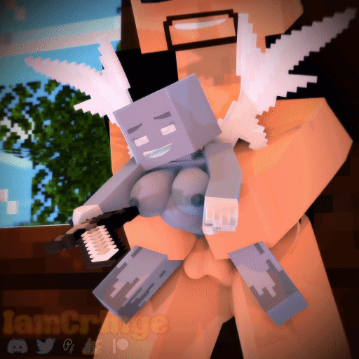 Rule 34 – 1boy 1girls 3d ahe gao animated blue tongue breasts brown hair erect nipples erect penis female from behind glasses gray body grey skin holding weapon horny female human male humanoid iamcringe ian cringe male mine-imator minecraft monster girl nude female nude male open mouth outside smile standing sex sword tagme vaginal penetration vex (minecraft) wings | 8301283