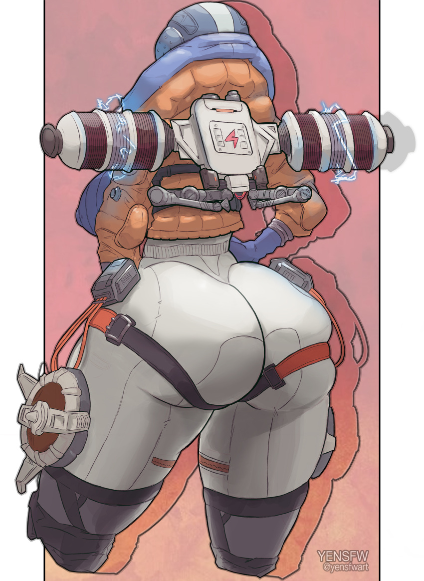 Rule 34 - Apex Legends Ass Ass Focus Big Ass Big Breasts Clothed Color Dat  Ass Female Female Only Gigantic Ass Hands On Hips Solo Solo Female Thick  Thick Thighs Wattson (apex