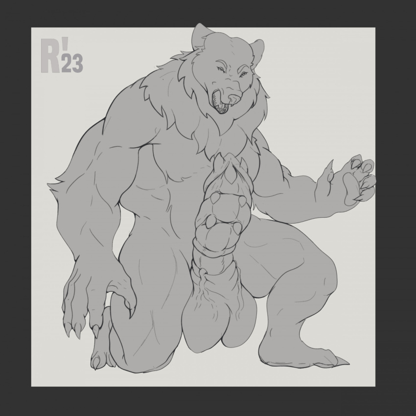 Grizzly Bear Giant Dick - Rule 34 - After Transformation Animal Genitalia Anthro Balls Bear Big Balls Big  Penis Brown Bear Genital Transformation Genitals Grizzly Bear Hair Hi Res  Kuruk (character) Male Mammal Mane Mane Hair Partial