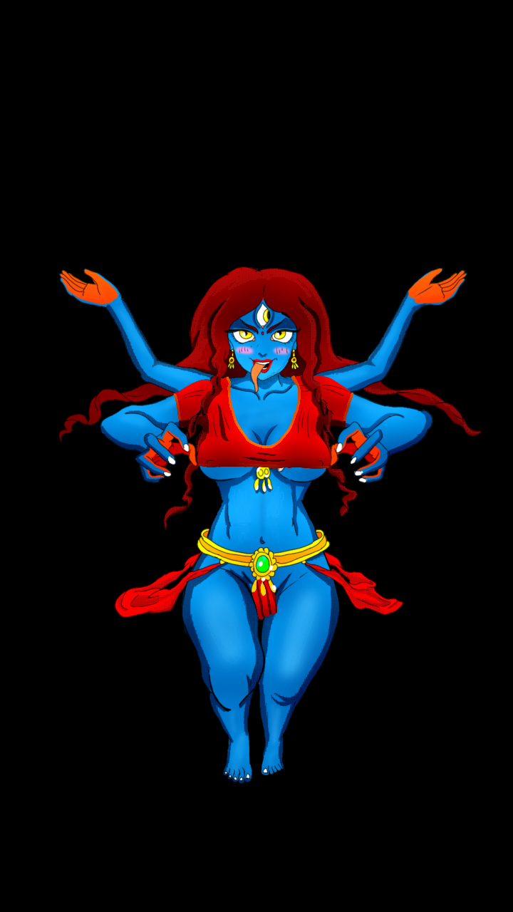 Rule 34 - Anime Blue Skin Goddess Hindu Mythology Hinduism Indian Indian  Female Jewelry Kali Long Tongue Looking At Viewer Multiple Arms Open Mouth  Tongue Out Wallpaper | 7188650