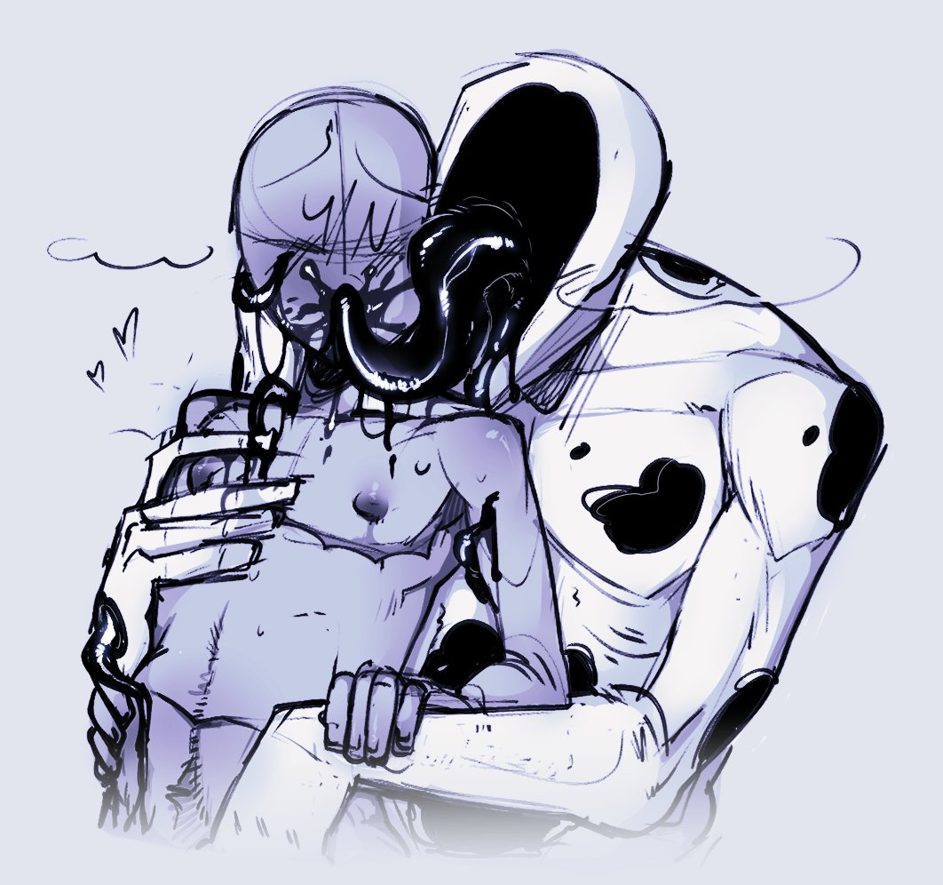 Rule 34 - Across The Spider-verse Ambiguous Gender Faceless Male Holding  Arm Holding Chest Holding Close Long Tongue Self Insert Sketch Spider-man:  Across The Spider-verse Spiderverse Stomach Hair Tentacle Tentacle In Mouth