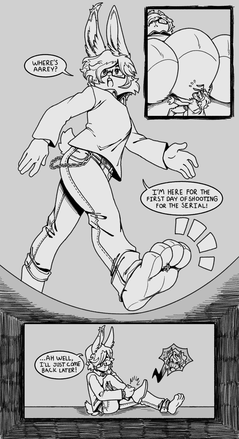 Rule 34 – anthro barefoot between toes blush blush lines clothing duo emmacat64 entrapment eyewear feet female flustered foot fetish footwear glasses hair hi res lagomorph larger male larger male smaller female leporid long hair macro male male/female male feet mammal micro micro on macro pawpads paws rabbit shoes size difference smaller female soles stepped on stuck to foot toes trapped in clothing trapped in shoe unaware underfoot | 8626045