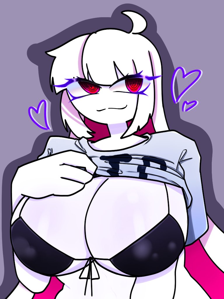 Rule 34 - :3 Ahoge Big Breasts Black Bra Breasts Breasts Fnf Entity Friday  Night Funkin Friday Night Funkin Mod Heart Lifting Shirt Light Purple  Background Mommy Nikusa (sugarratio) Pink Hair Senjounogomii