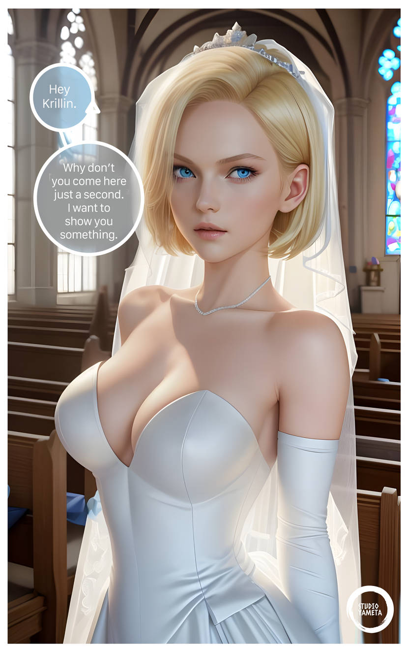 Rule 34 – android 18 comic dragon ball dragon ball super dragon ball z wedding dress yametastudio | 8714949