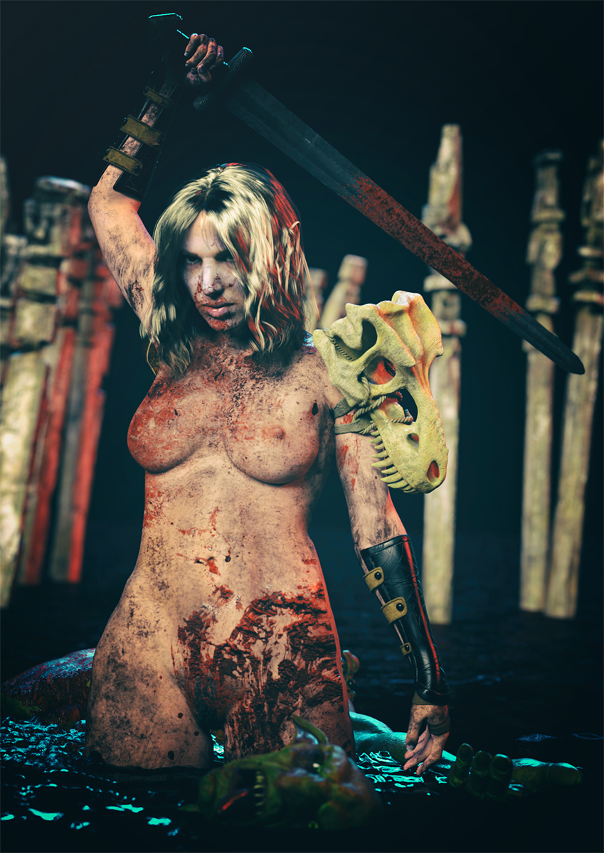 Rule 34 – 3d abs amazon barbarian blonde hair blood domination loss dungeons and dragons elf free slave geterafromfaerun half elf muscular muscular female tagme yolande (geterafromfaerun) | 8665737