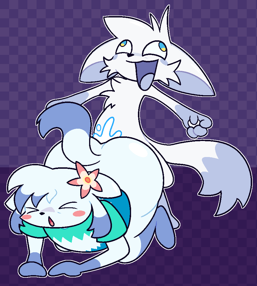 Rule 34 – anal sex ass blush closed eyes cum cum in ass derpy eyes fur furry furry ears furry tail open mouth paws purple background sex sparky (takokat) takokat yonkagor | 8673637