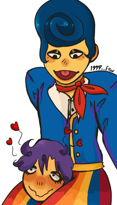 Rule 34 – anthro big thighs blush blushing crooked smile face between thighs fully clothed heart heart-shaped pupils heart eyes hearts hearts around head oc original character simping thick thighs wally darling (welcome home) welcome home welcome home (puppet show) white background | 7722410