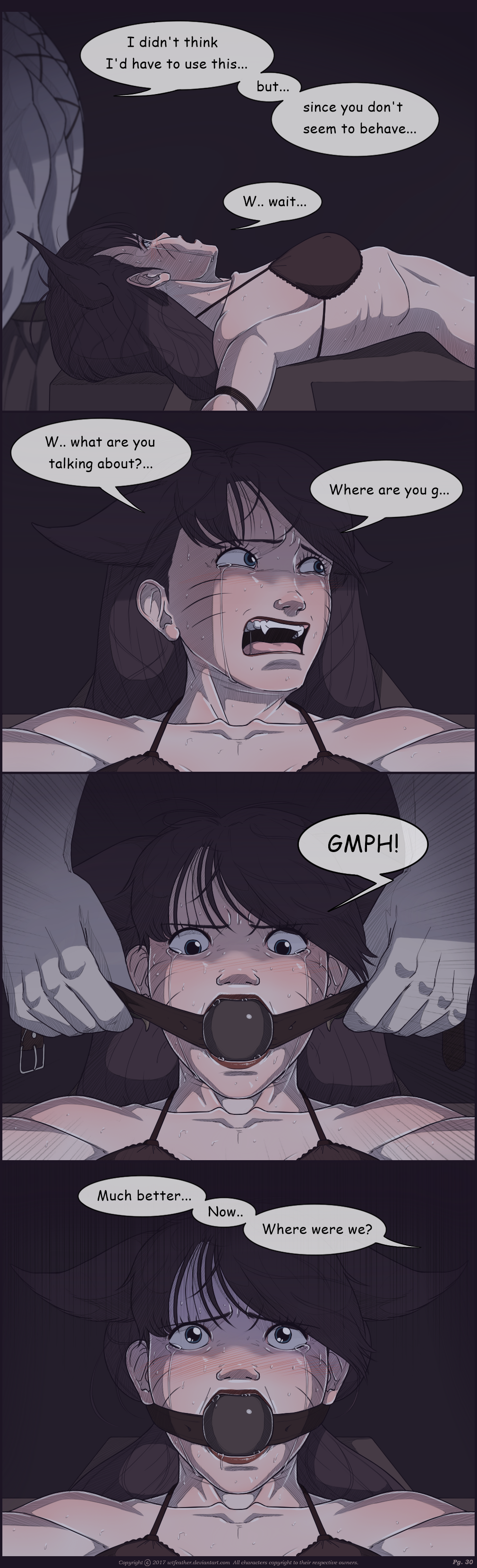 Rule 34 – ahri bondage captured captured heroine comic dialogue league of legends rengar text tickle torture tickling wtfeather | 8589784