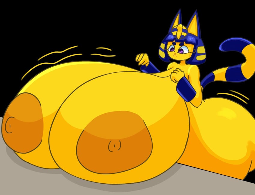 Rule 34 – ankha big breasts breasts huge breasts thick thighs user3345 video game character wide hips | 8686645