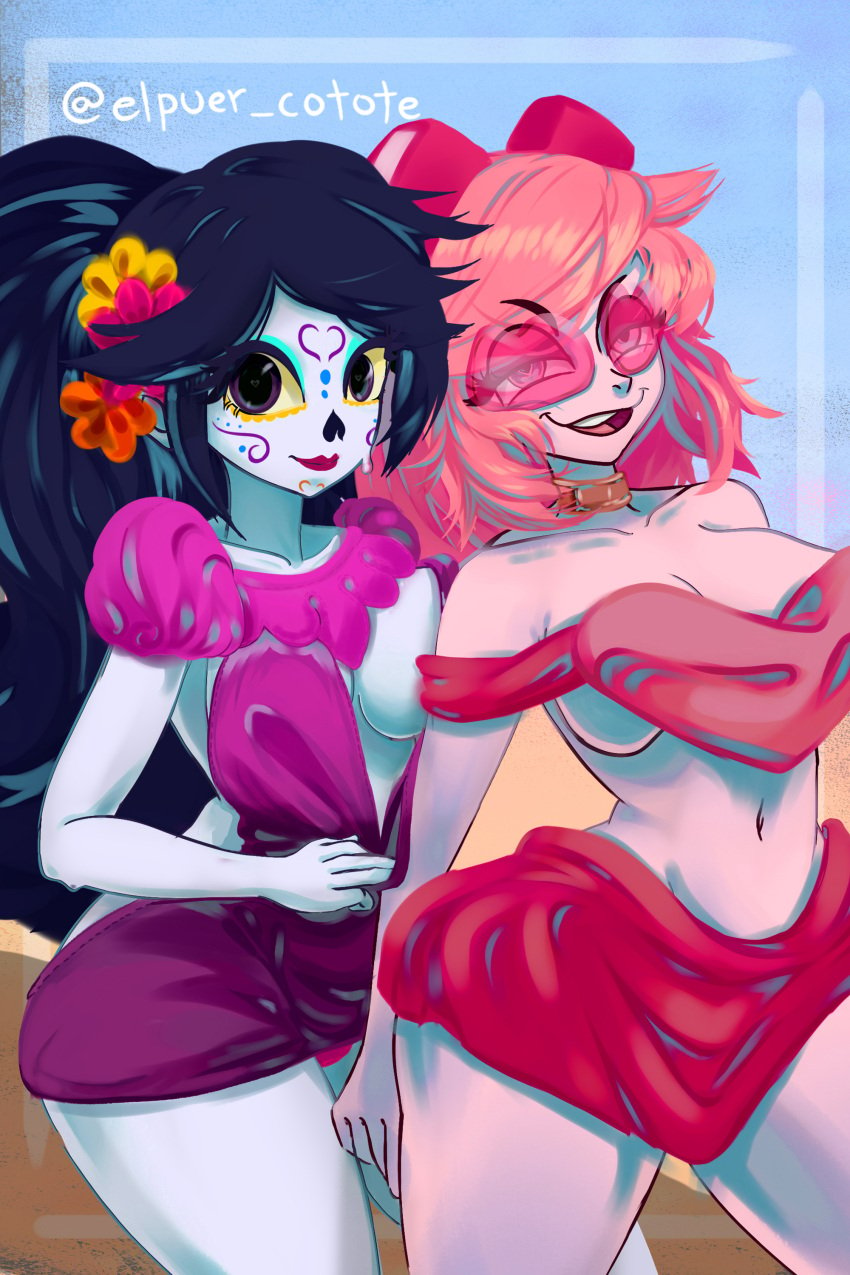 Rule 34 - 2girls Canal 5 Cartoon Network Catalina La Catrina Elpuer Cotote  Huge Ass Huge Thighs Miss Heed (villainous) Pink Skin Ship Small Breasts  Swimsuit Villainous Voluptuous White Skin | 8666497