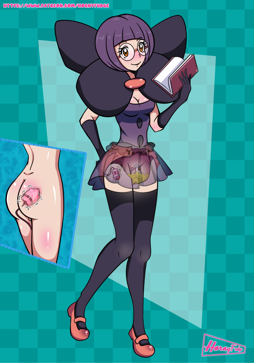 Rule 34 – anal anal object insertion balls black socks buttplug buttplug in ass buttplug under clothes buttplug under panties chastity chastity cage chastity device commission diaper diaper fetish diaper under clothing full body fully clothed futanari glasses hornyfudge human light-skinned female light skin object insertion peeing peeing self piss soaked clothes pokemon purple hair self upload sex toy shauntal (pokemon) sissy socks standing thigh socks thighhighs urine wet diaper wetting x-ray yellow eyes | 8494326