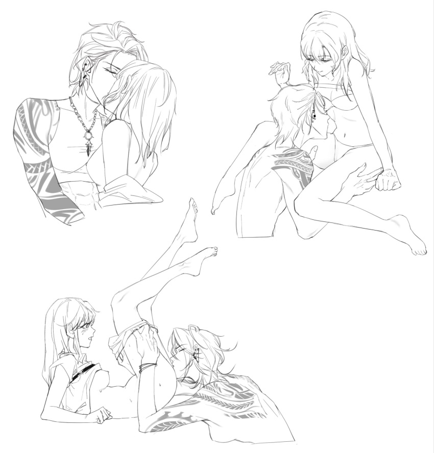 Rule 34 – 2girls butch cunnilingus female female chief (path to nowhere) female only height difference kissing legs up lesbian sex muscular female oral oral sex path to nowhere size difference sketch tattoos yuri zoya (path to nowhere) | 8494906