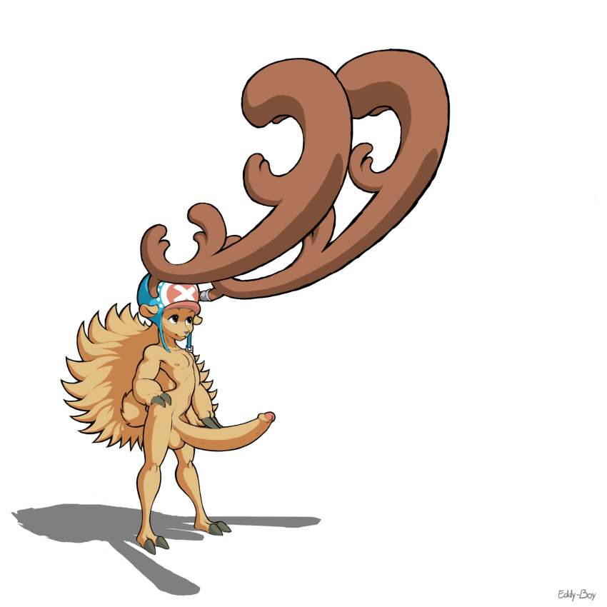 Rule 34 – anthro antlers balls big penis boner deer eddy-boy erection furry male male only nude one piece penis reindeer small but hung solo solo male tony tony chopper tony tony chopper (horn point form) | 8629124