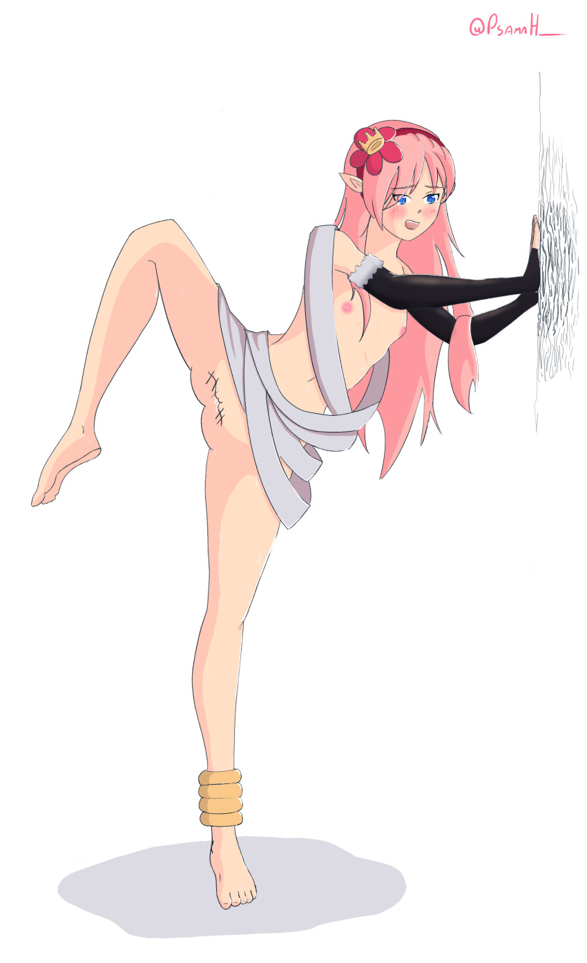 Rule 34 – 1girls boobs demon girl duel monster feet female female only pink hair psamah small breasts solo female traptrix traptrix rafflesia yu-gi-oh! | 8571860