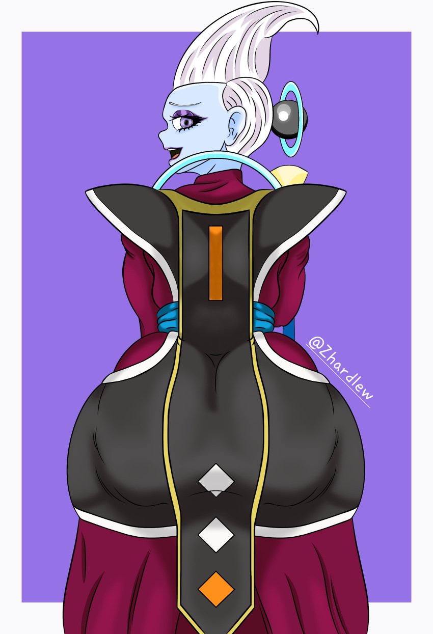 Rule 34 - 1boy Ass In Dress Back View Big Ass Dragon Ball Dragon Ball Super  Femboy Looking Back Simple Background Smile Smiling At Viewer Solo Whis  Zhardlew | 8655071